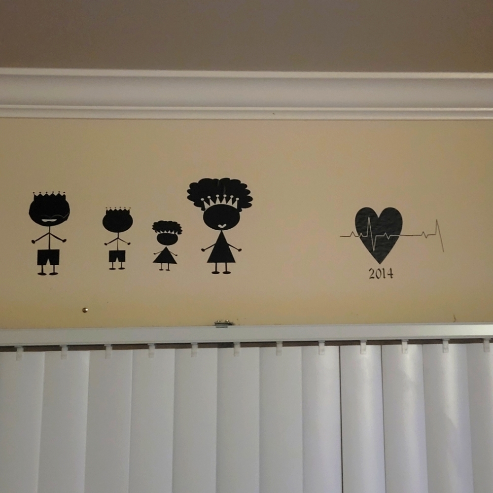 Family timeline wall decal